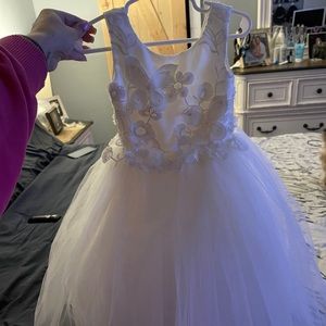 White butterfly dress